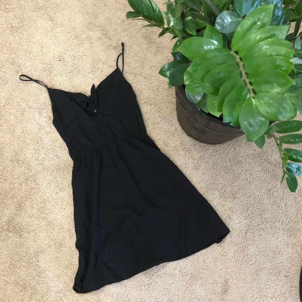 H&M black sun dress